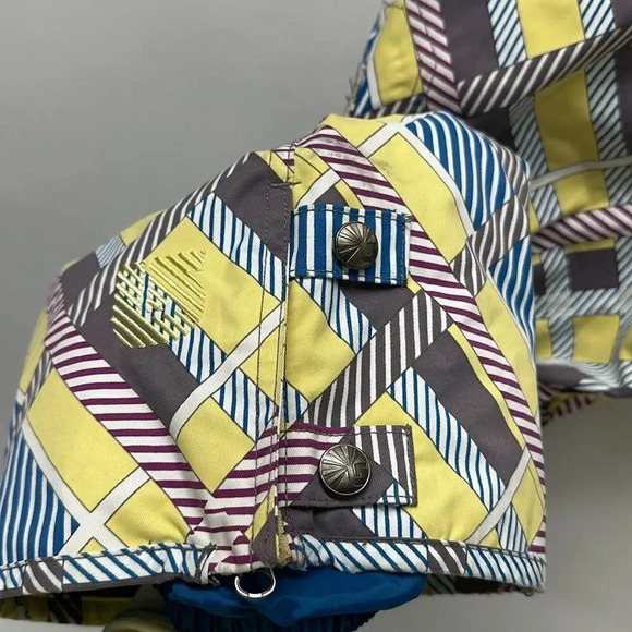 Burton Dryride Pants Snowboard Ski Winter Geometric Print Womens Size Medium - Picture 10 of 14